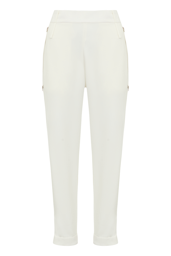 CALÇA ZÍPER BRANCA