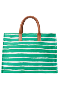 SACOLÃO STRIPES VERDE