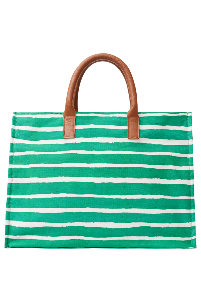 SACOLÃO STRIPES VERDE