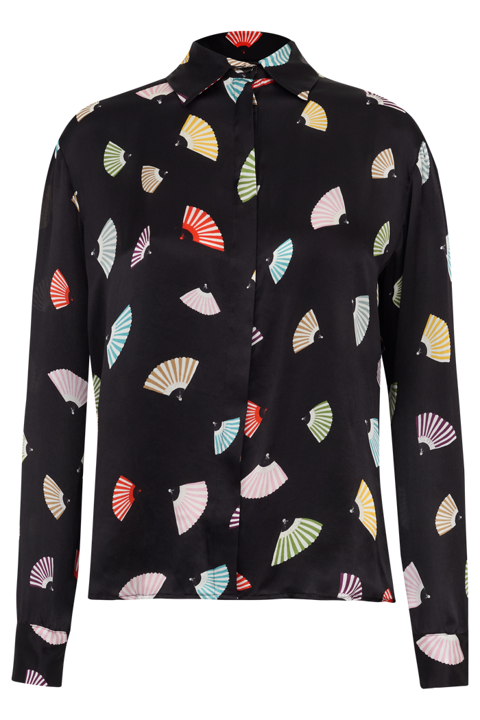 CAMISA ANA LEQUE PRETO