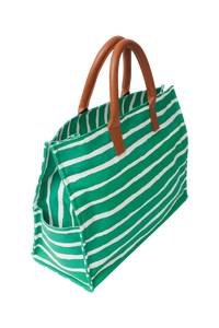 SACOLÃO STRIPES VERDE