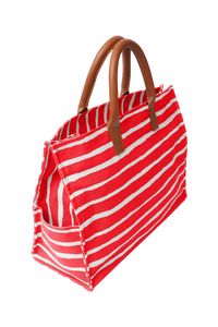 SACOLÃO STRIPES VERMELHO