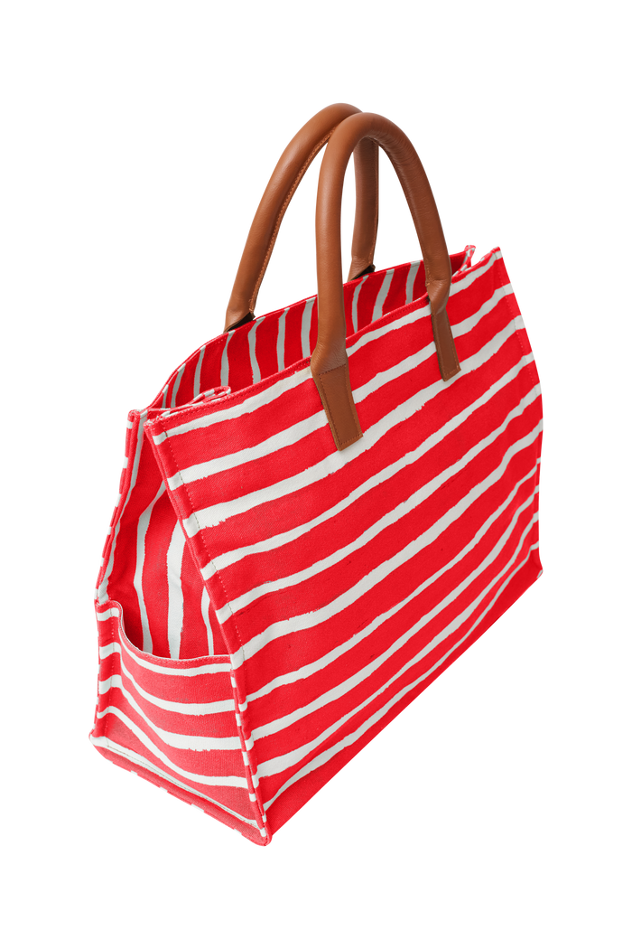SACOLÃO STRIPES VERMELHO