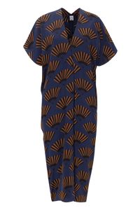 VESTIDO CLARICE LEQUE AZUL