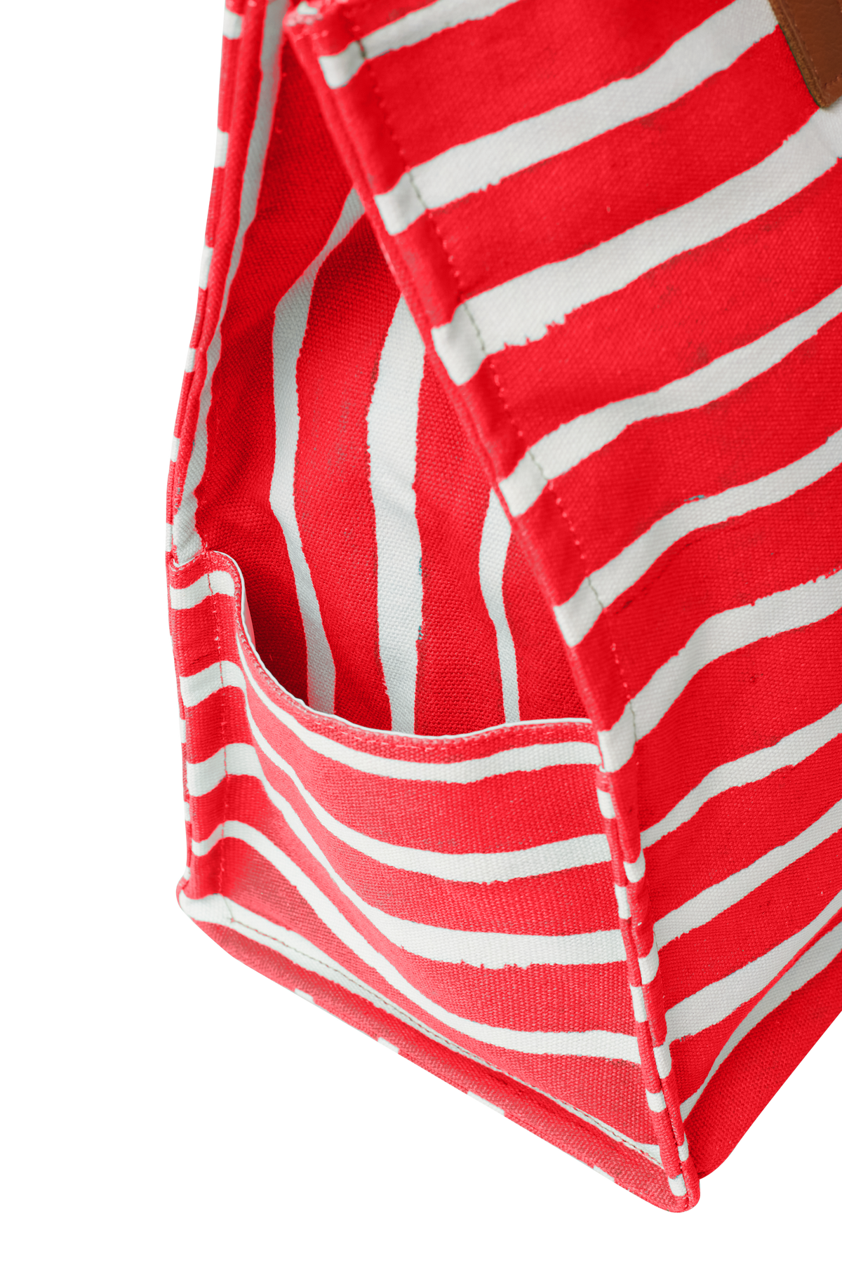 SACOLÃO STRIPES VERMELHO