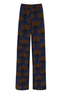 CALÇA LEQUE AZUL