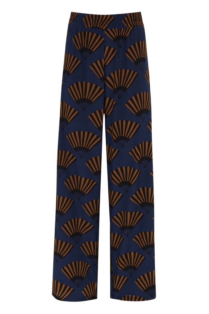 CALÇA LEQUE AZUL