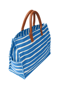 SACOLÃO STRIPES AZUL