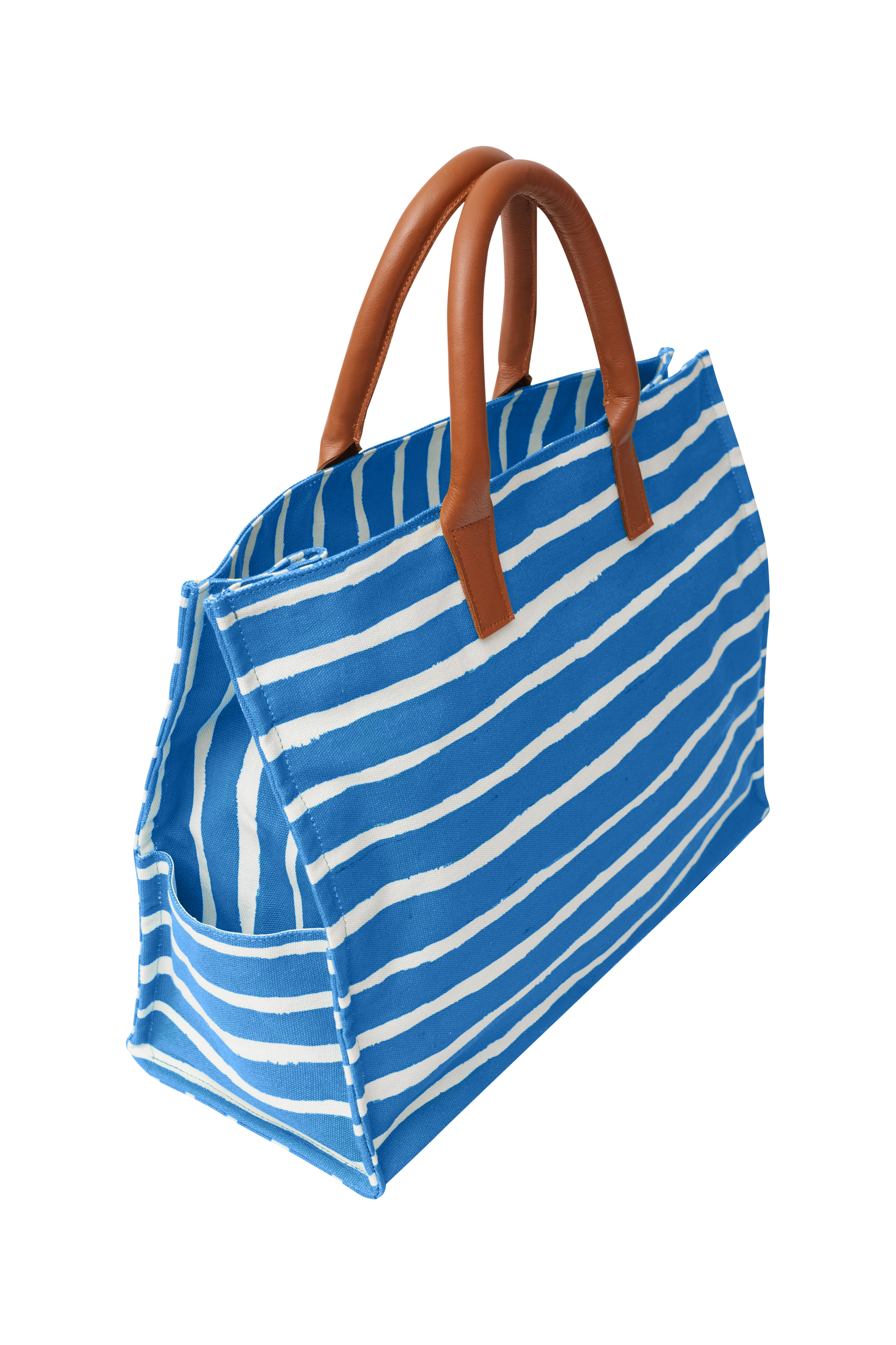 SACOLÃO STRIPES AZUL