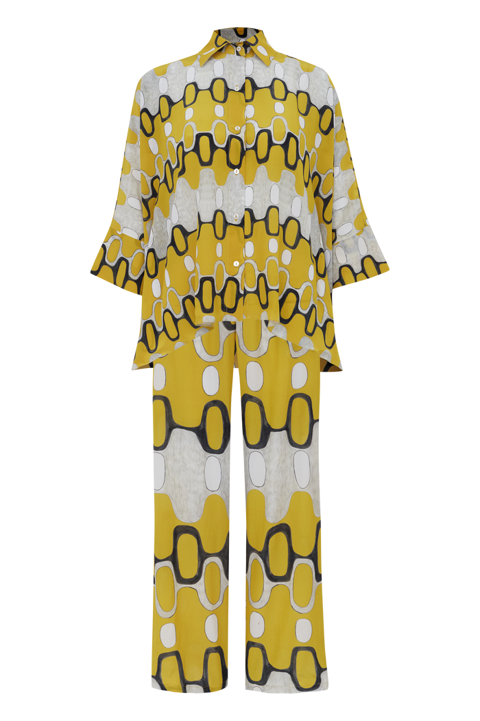 CAMISA LENÇO IPANEMA AMARELO