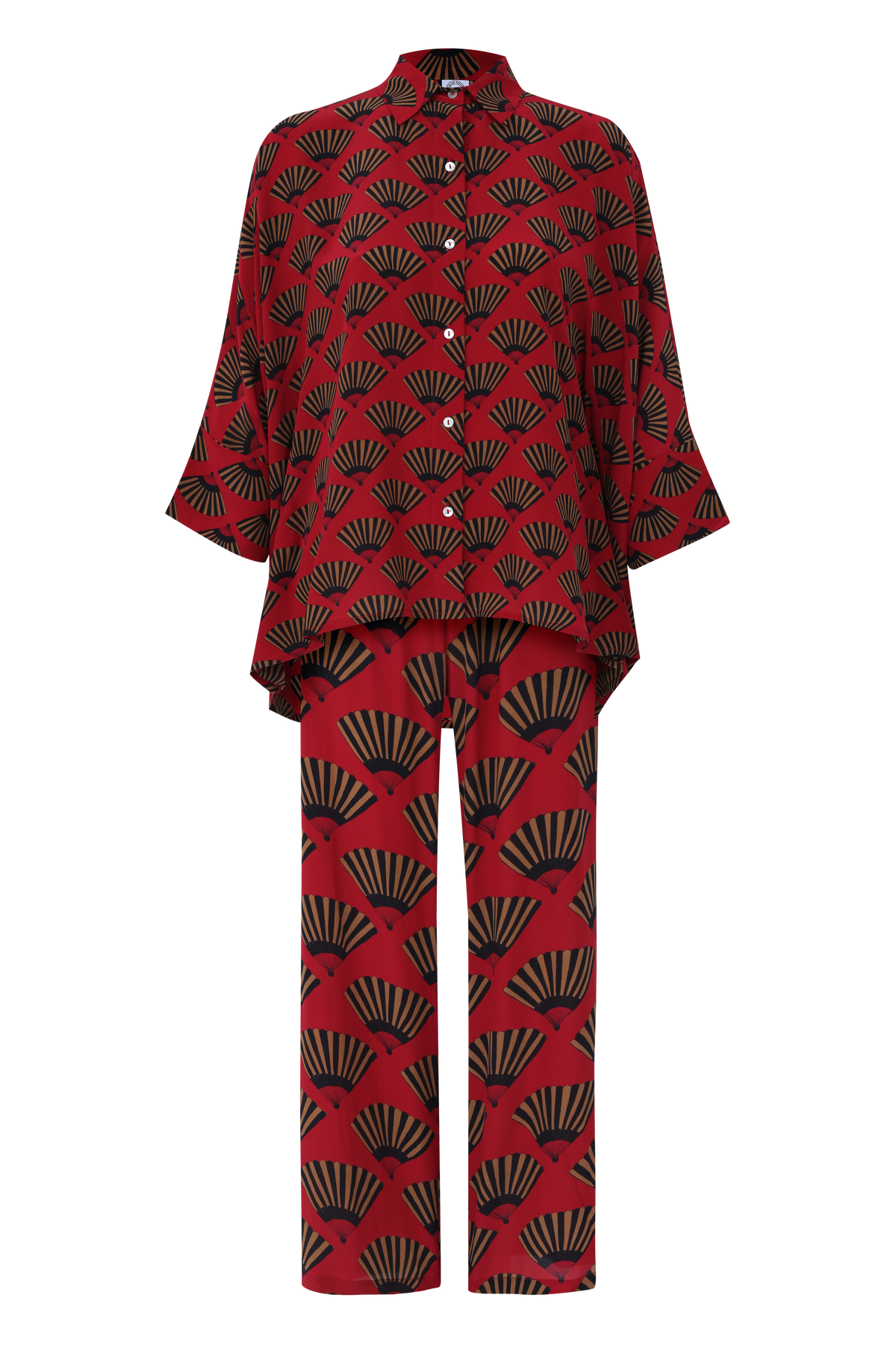 CALÇA LEQUE VERMELHO