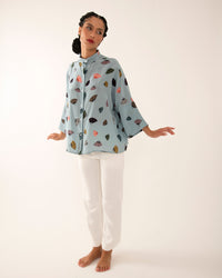 CAMISA JOTA LEQUE AZUL