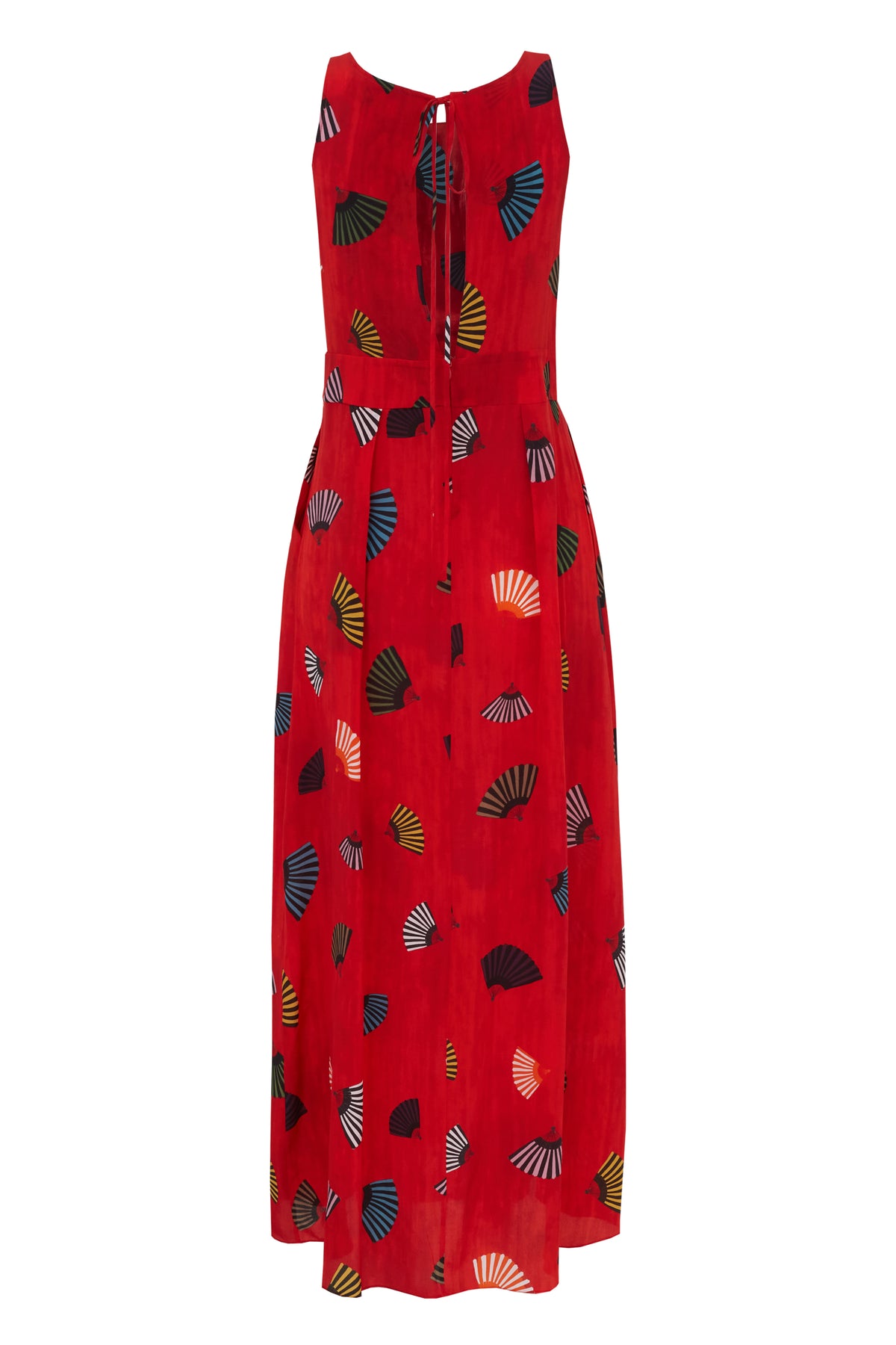 VESTIDO FIT LEQUE VERMELHO