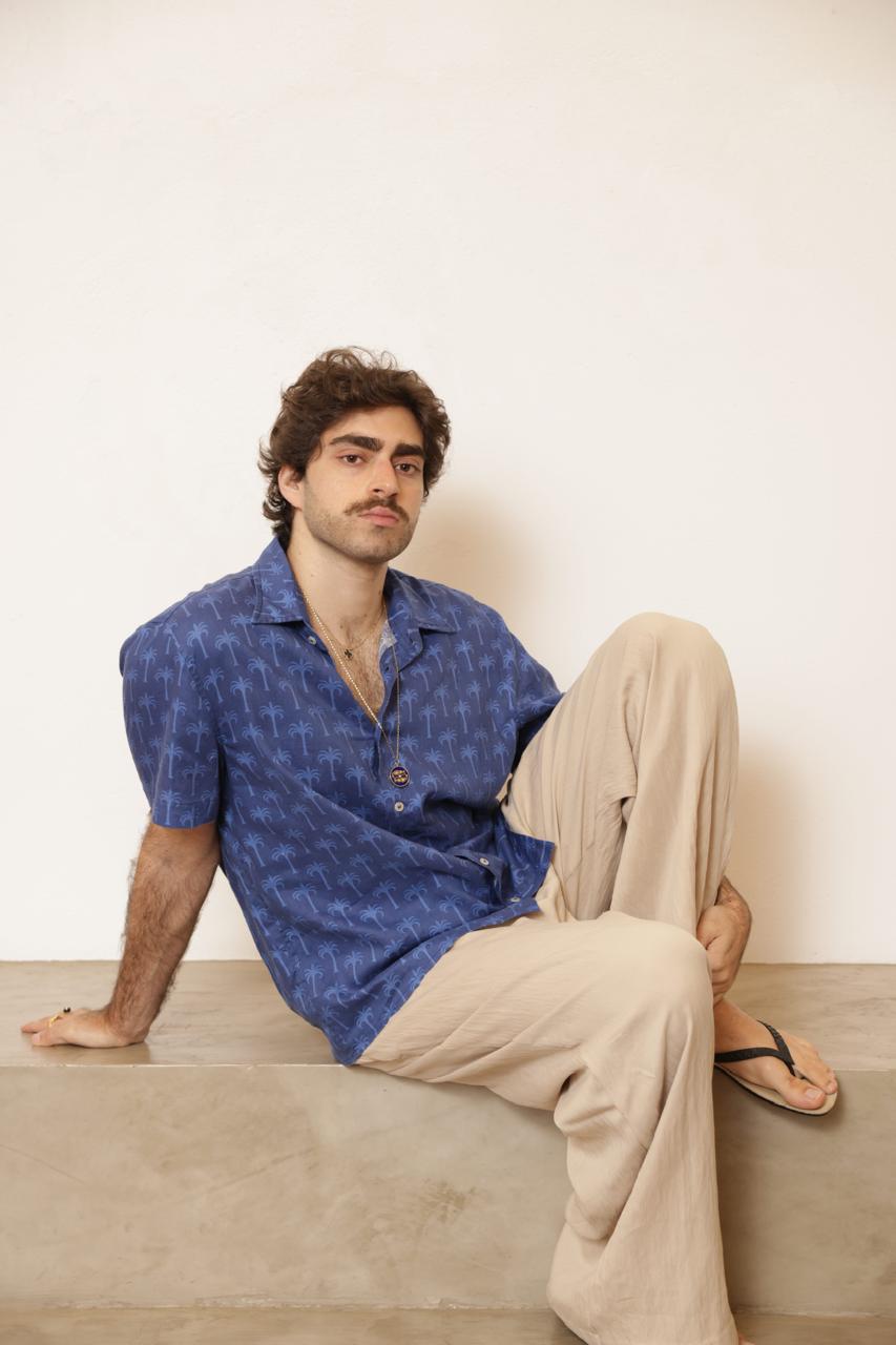 CAMISA BOY SEVILHA AZUL