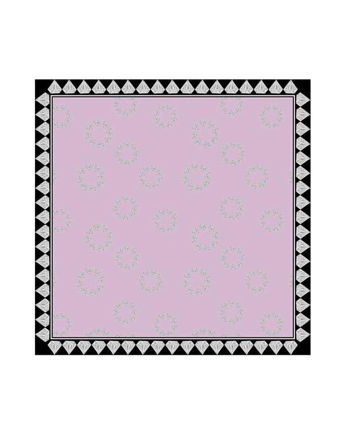 MAXI LENÇO DIAMANTE ROSA