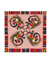 LENÇO IGUANA ROSA