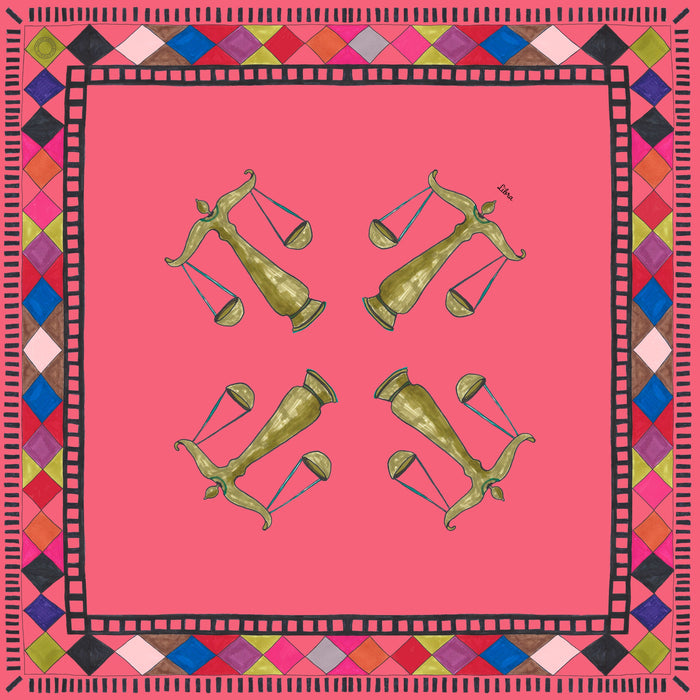 LENÇO ZODÍACO LIBRA