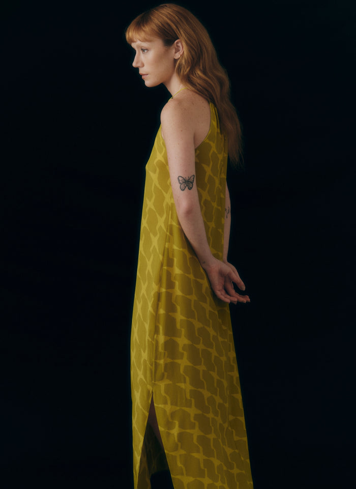 VESTIDO DE AMARRAR PIED DE POULE