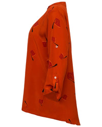 CAMISA T CASABLANCA LARANJA