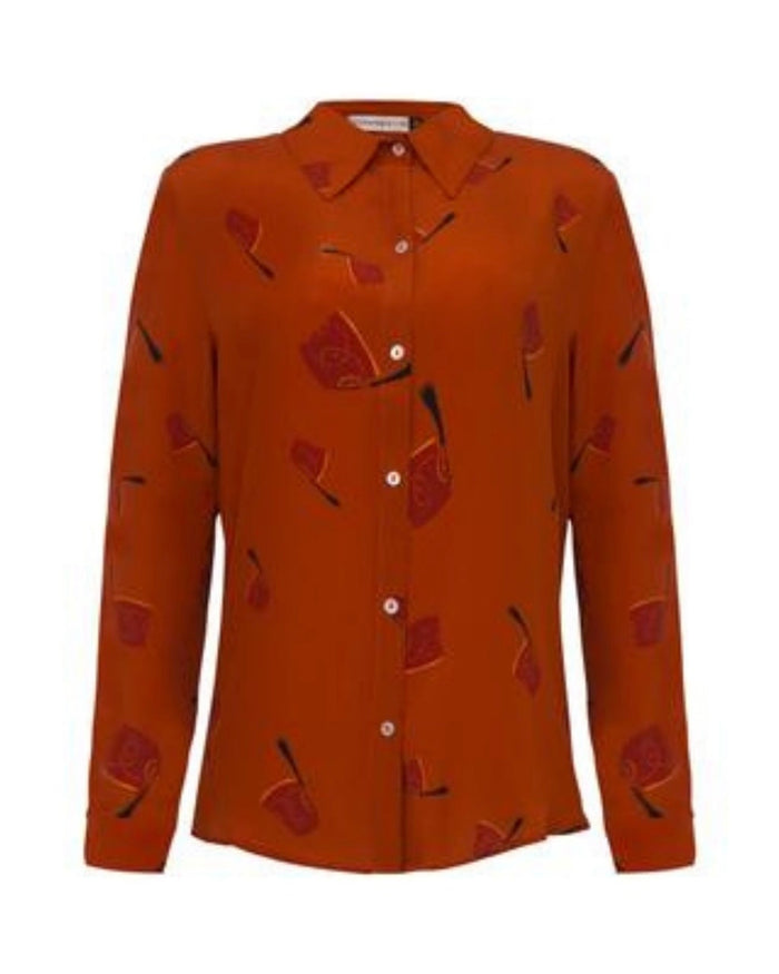 CAMISA ANA CASABLANCA LARANJA