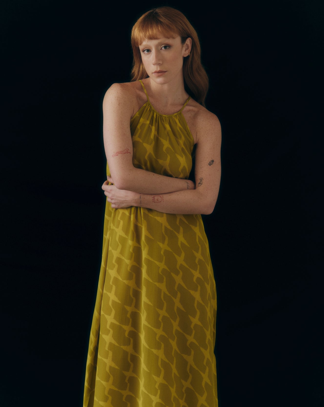 VESTIDO DE AMARRAR PIED DE POULE