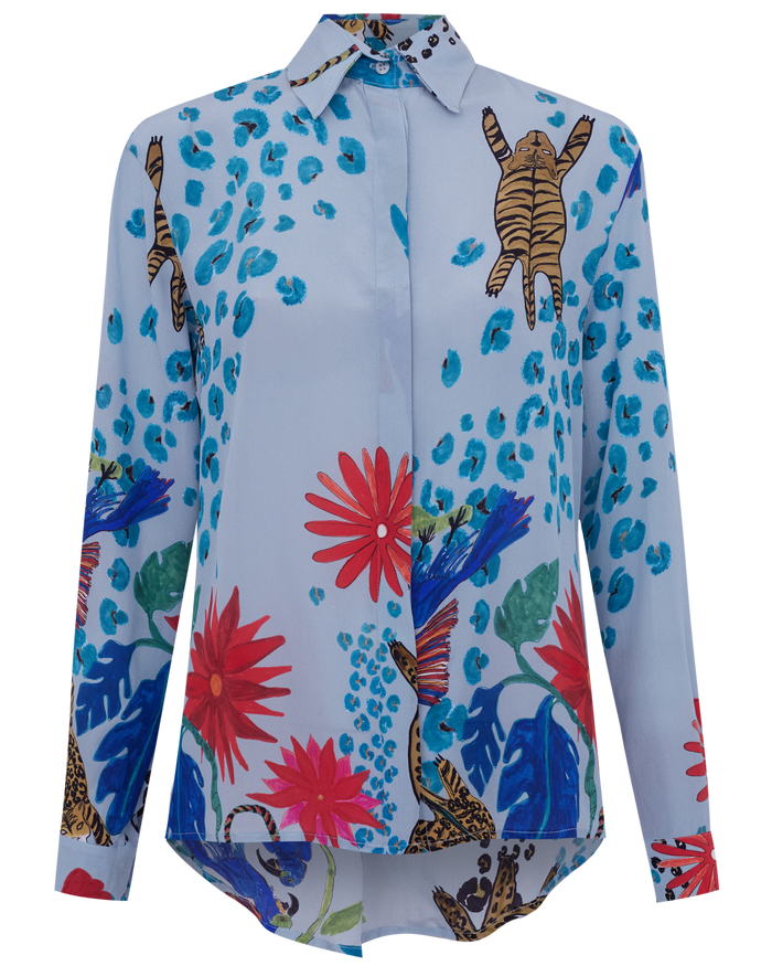 CAMISA ANA PARAÍSO BLUE