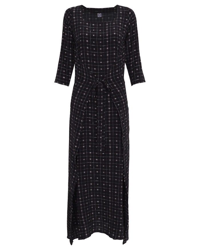 VESTIDO ASA LONGO MIKONOS PRETO
