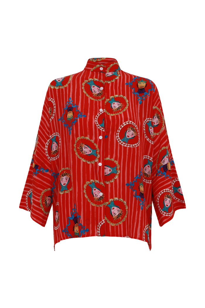 CAMISA JOTA REI RAINHA VERMELHO
