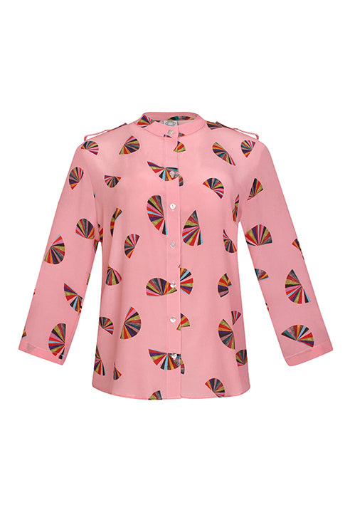 CAMISA T LEQUE ROSA