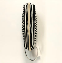 NECESSAIRE MÉDIA STRIPES PRETA