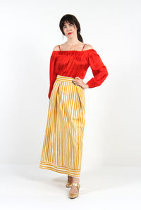 SAIA STRIPES MOSTARDA