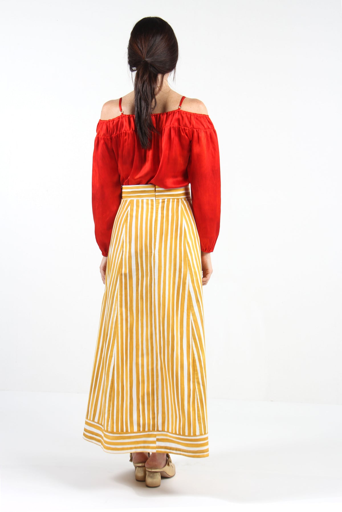 SAIA STRIPES MOSTARDA