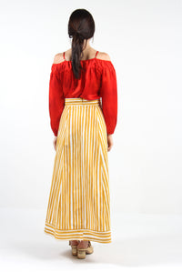 SAIA STRIPES MOSTARDA
