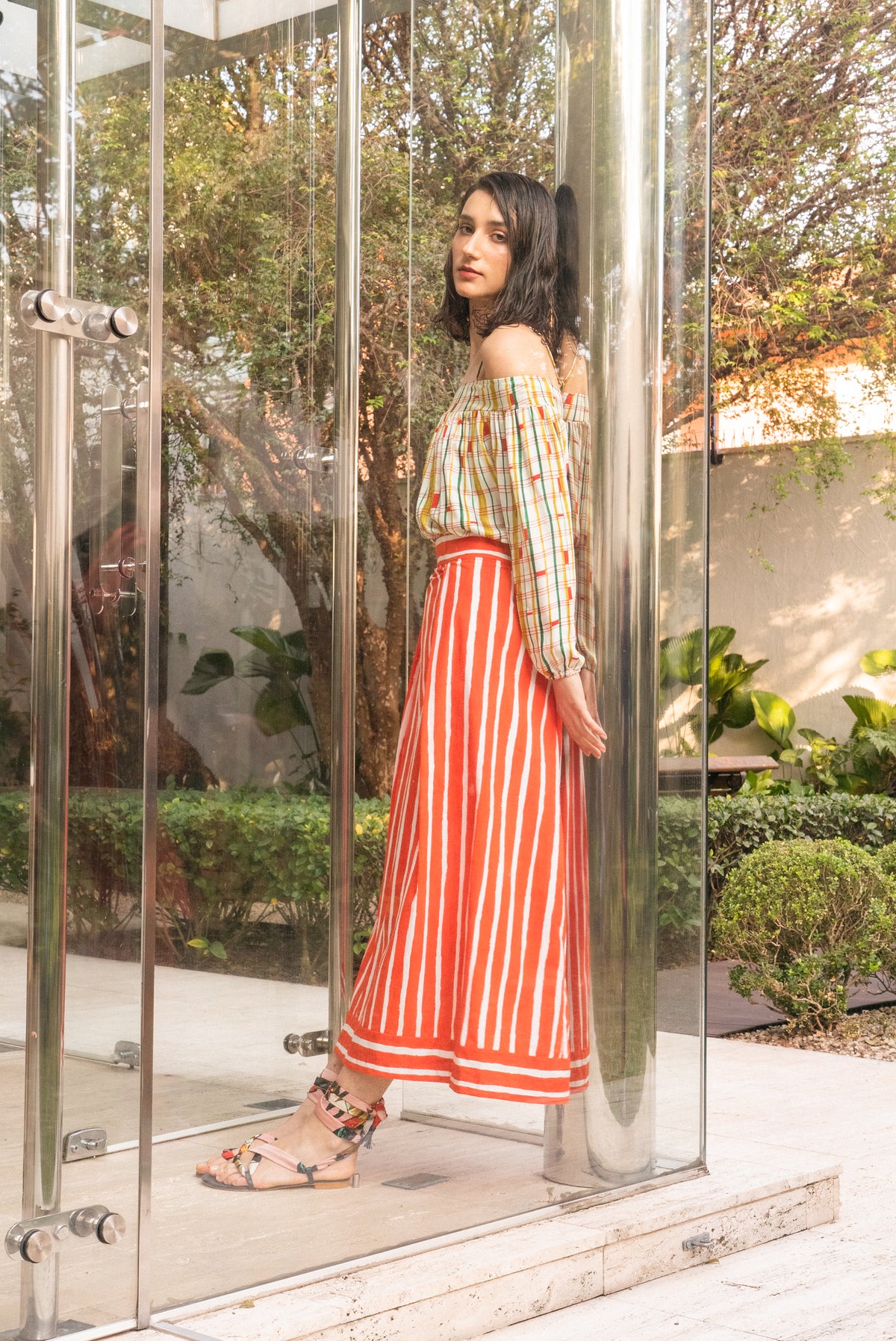 SAIA STRIPES VERMELHO