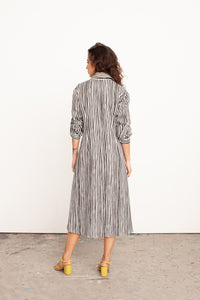 CHEMISE MIRIAM STRIPES PRETO