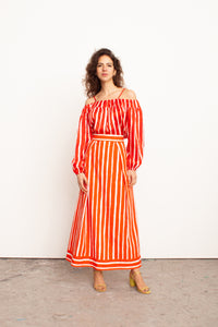 SAIA STRIPES VERMELHO