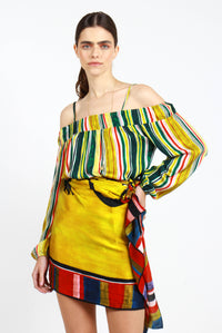 BLUSA LAYLA LISTRAS VERDE