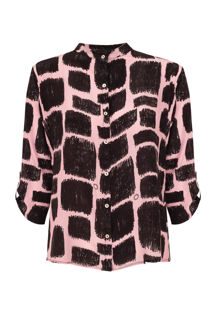 CAMISA T SQUARE ROSA