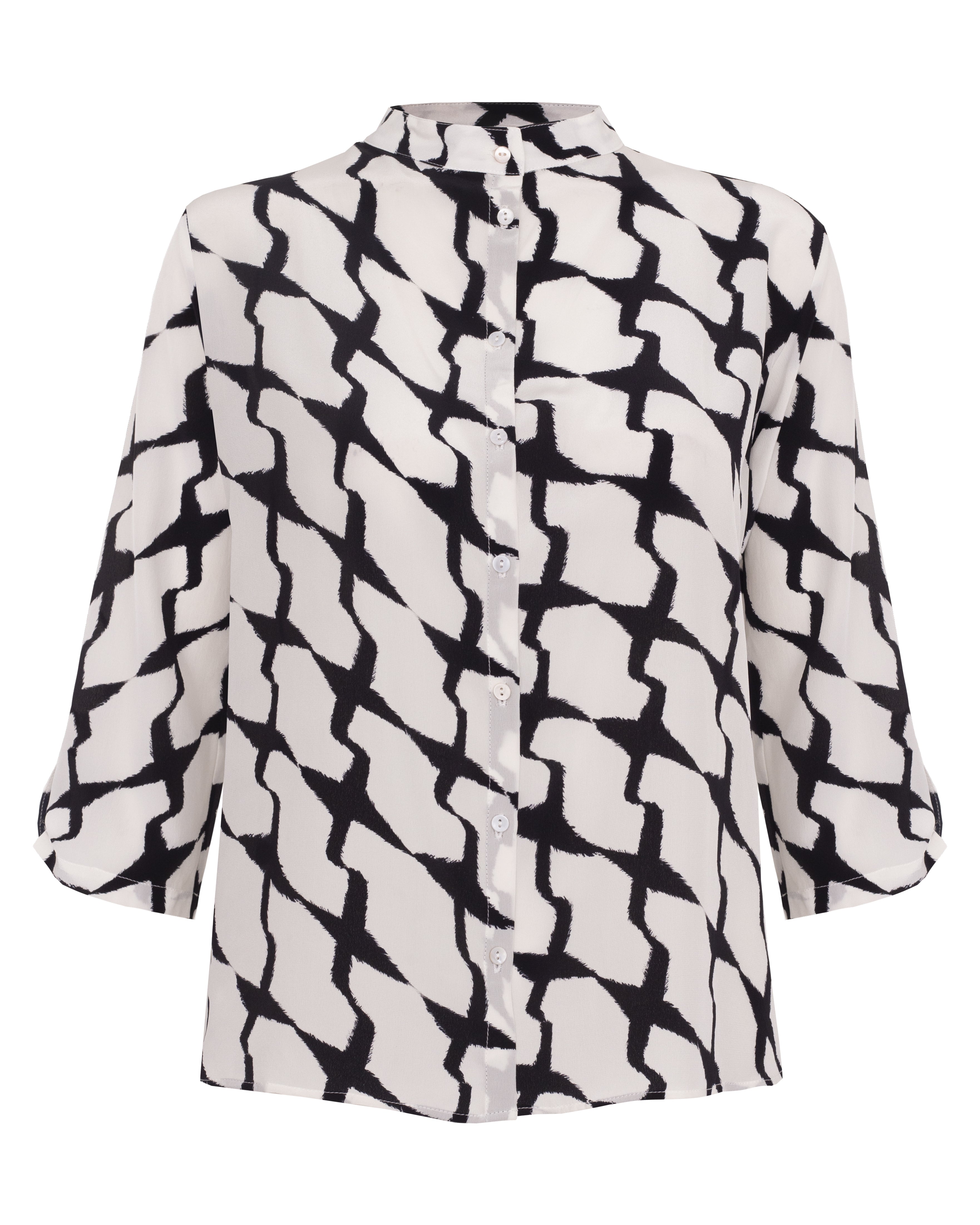 CAMISA T PIED DE POULE PRETO