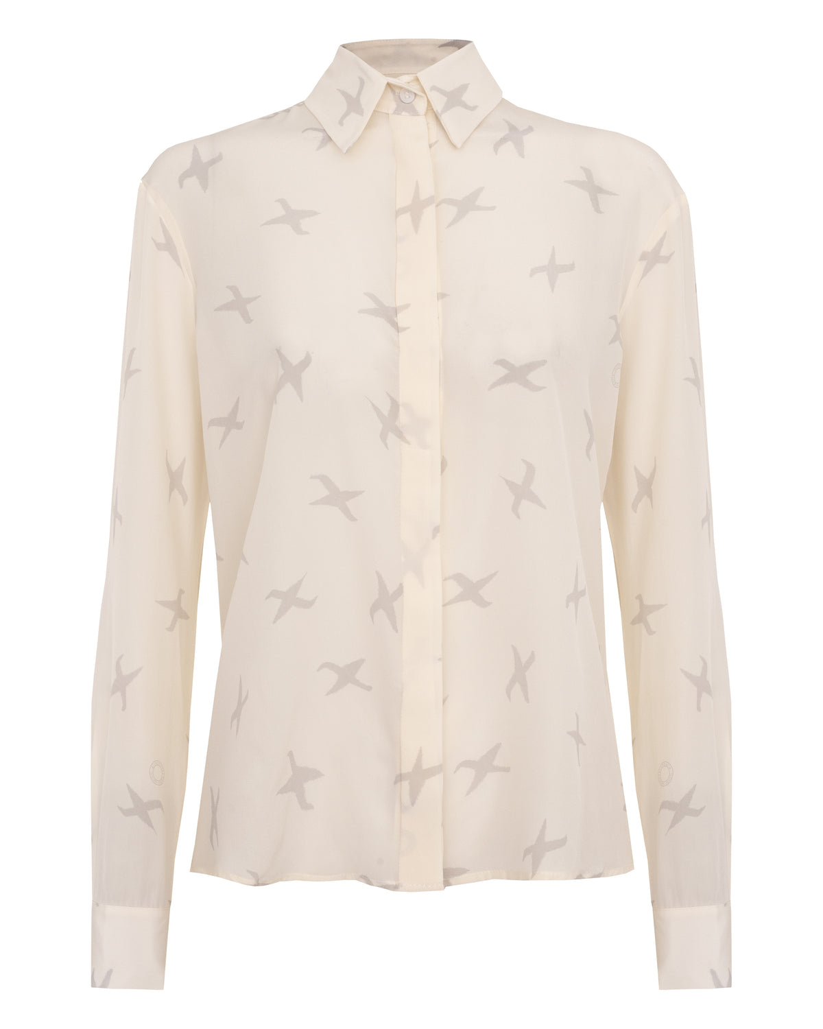 CAMISA ANA PIED DE POULE CINZA