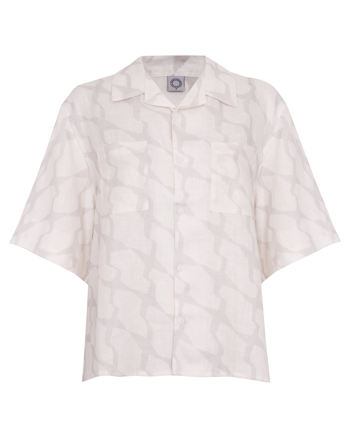 CAMISA CURTA PIED DE POULE