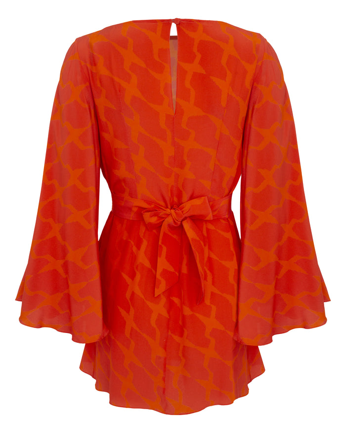 VESTIDO LELE PIED DE POULE