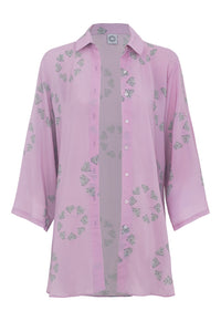 CAMISÃO ELISA DIAMANTE ROSA