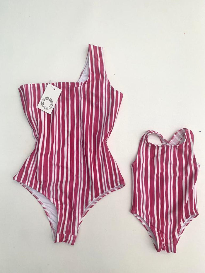 MAIÔ INFANTIL JULIA STRIPES ROSA