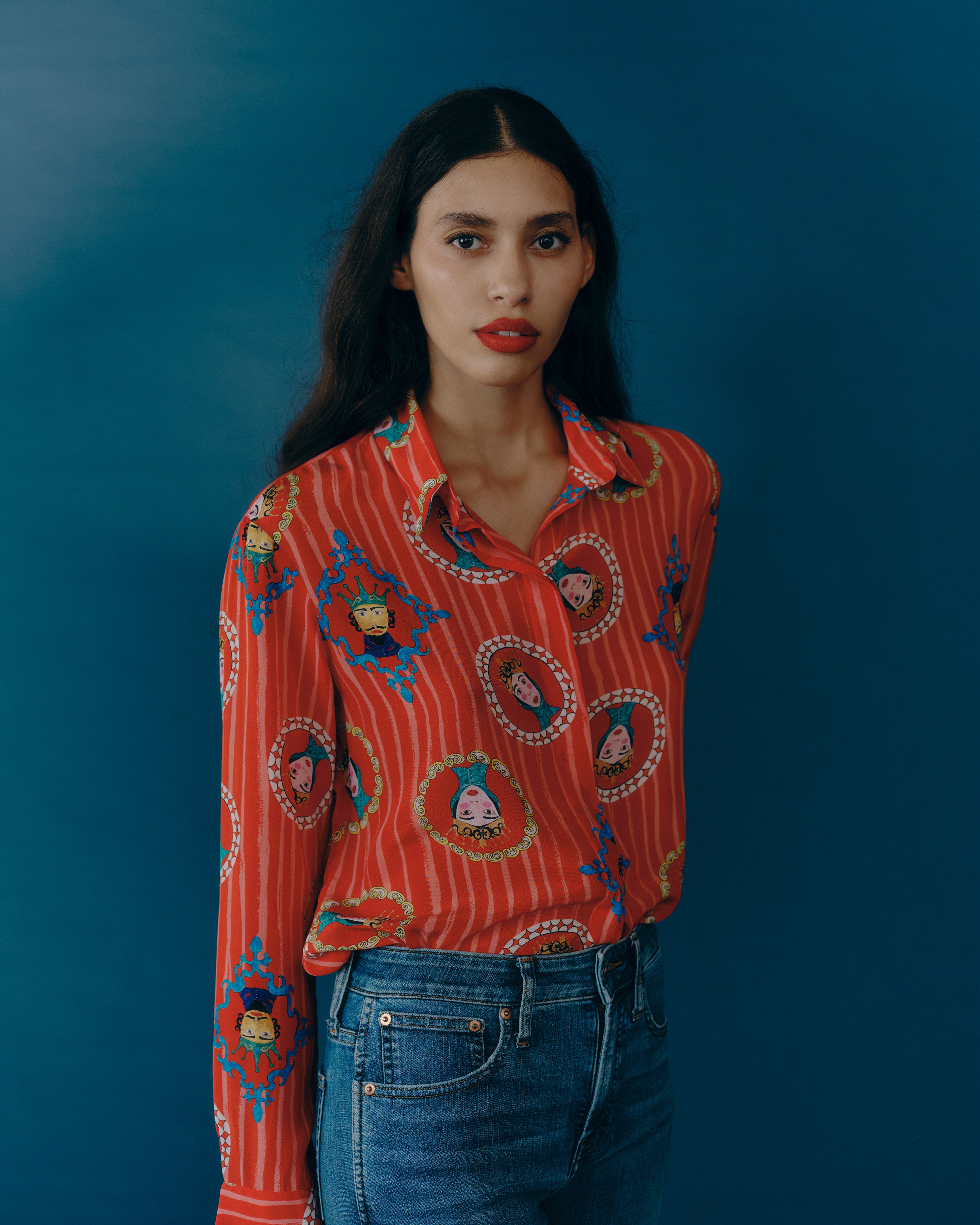 CAMISA ANA REI RAINHA VERMELHA