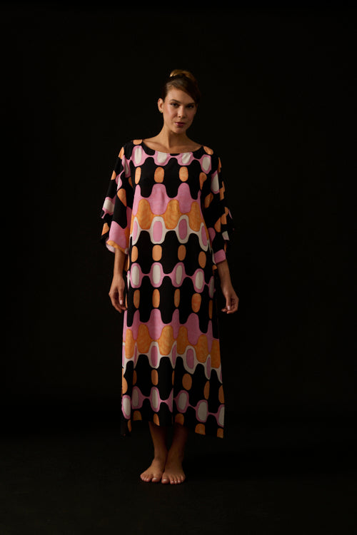 CAFTAN AMÉLIA IPANEMA ROSA