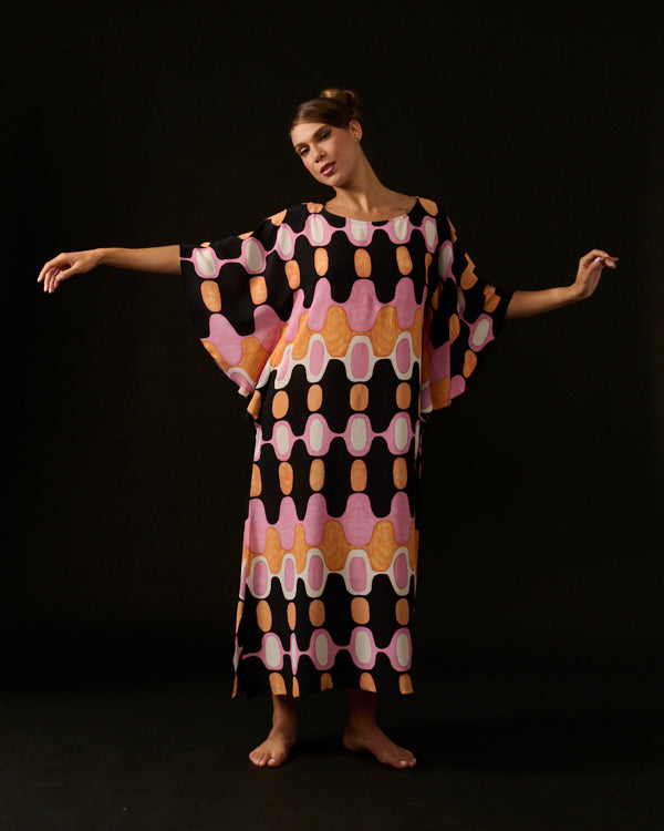 CAFTAN AMÉLIA IPANEMA ROSA