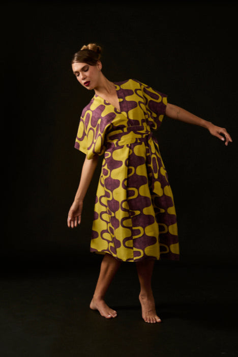 VESTIDO CLARICE IPANEMA BERINJELA