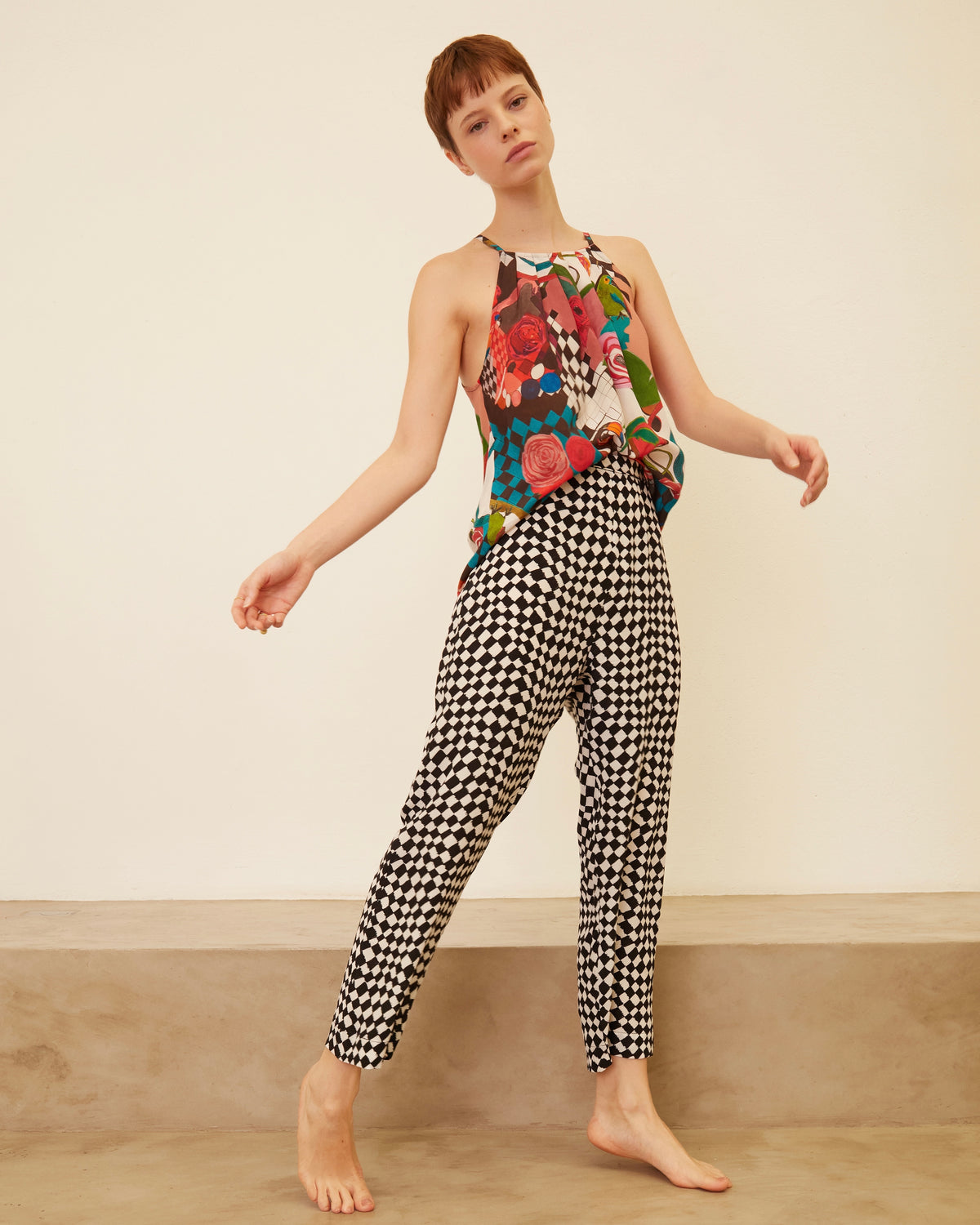 CALÇA GLÓRIA AZULEJO PRETO