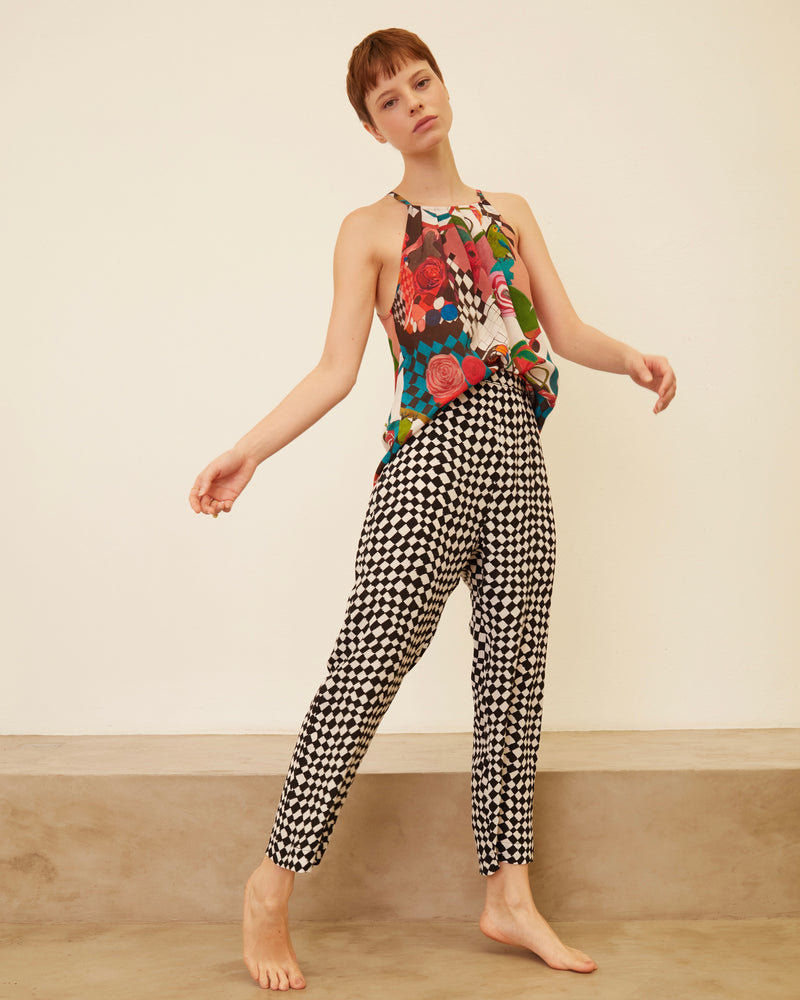CALÇA GLÓRIA AZULEJO PRETO